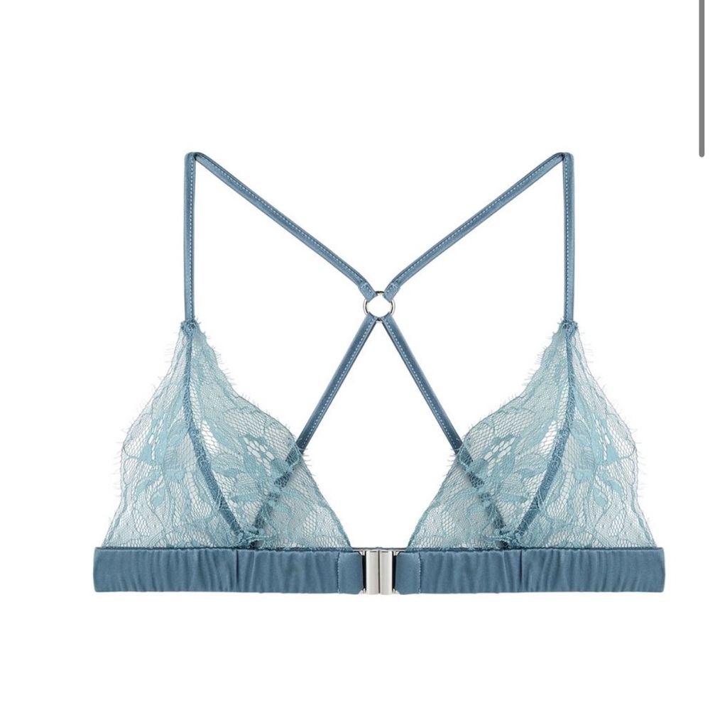 NWT - Fleur of England ocean boudoir bralette size medium